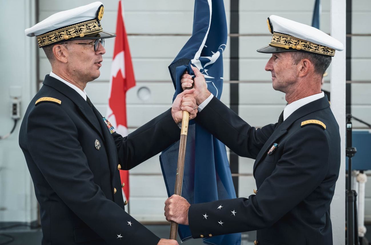 France prend le commandement de la force navale d'Europe du Nord