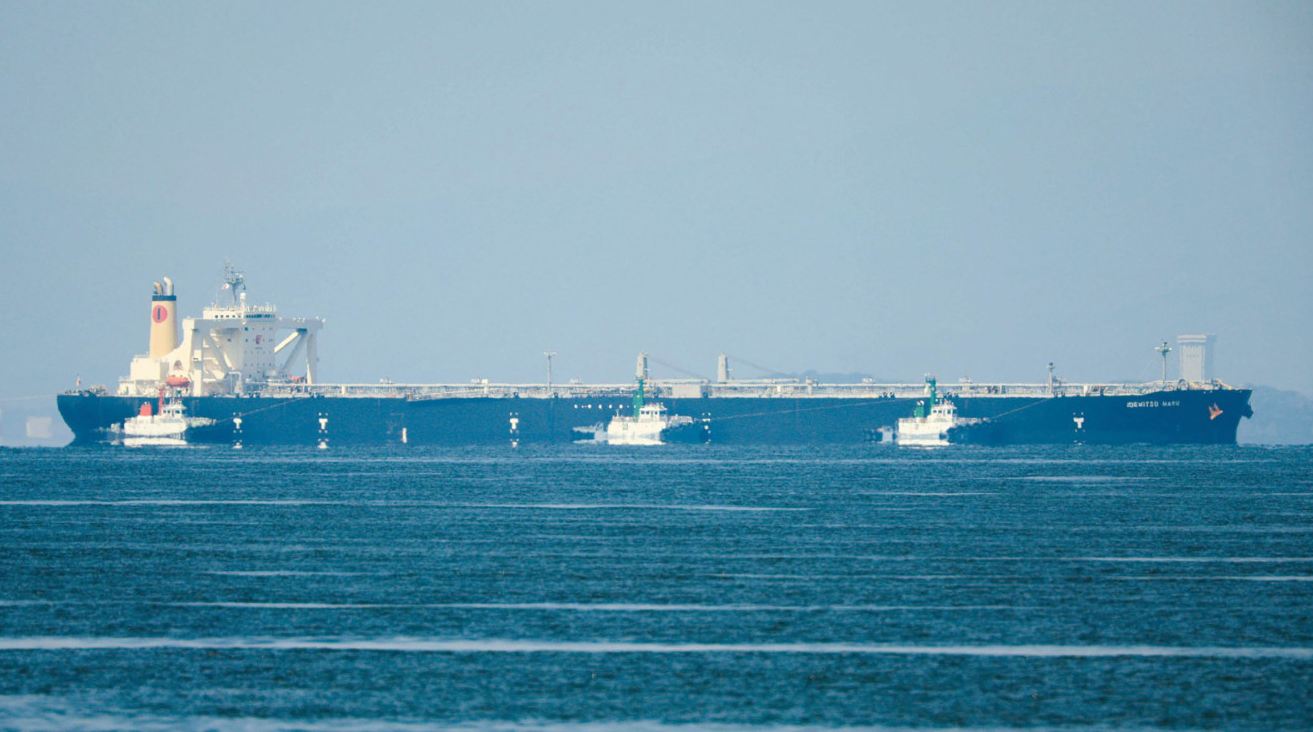 LNG franchissant le détroit d'Ormuz