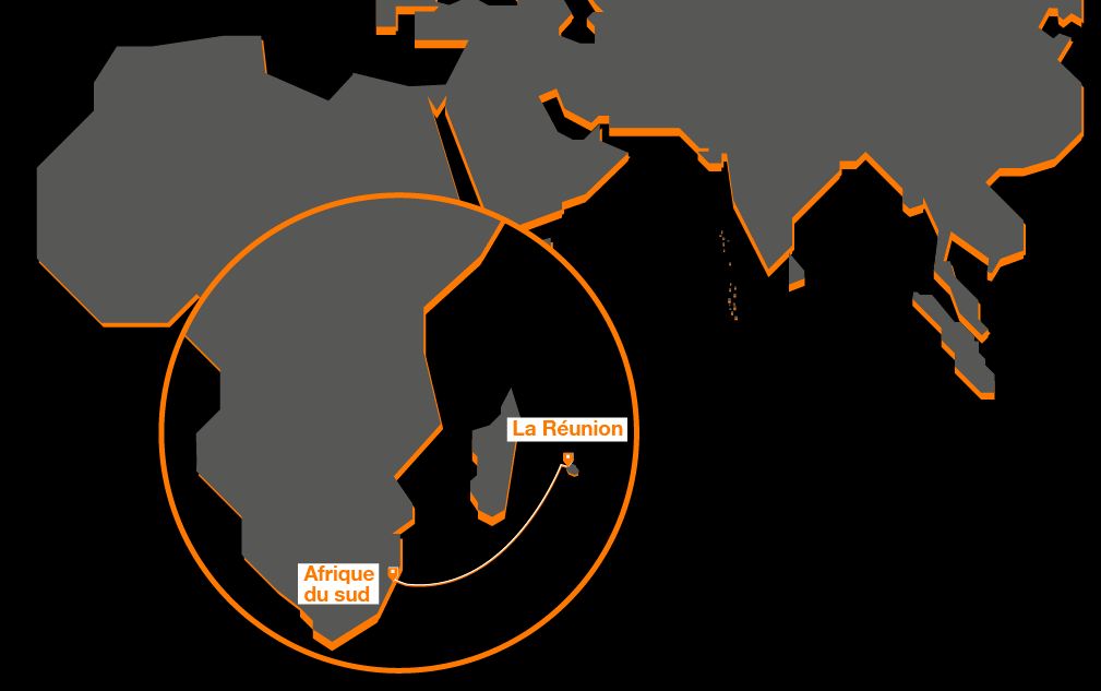 Orange annonce un nouveau projet de câble sous-marin reliant La Réunion à l'Afrique du Sud