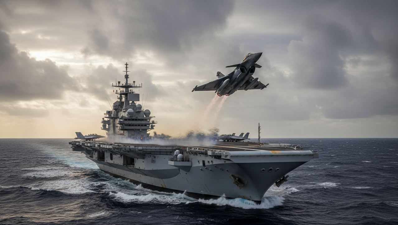 Rafale Marine porte-avions Charles de Gaulle