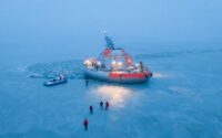 Tara Polar Station vue de drone
