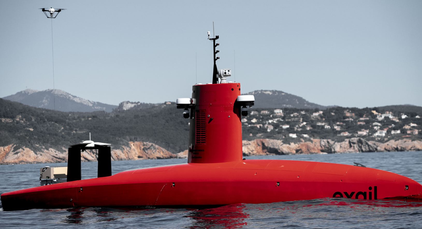 drone de surface USV type Oryx d'Exail