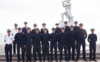 élèves officiers en uniforme ENSM Marseille
