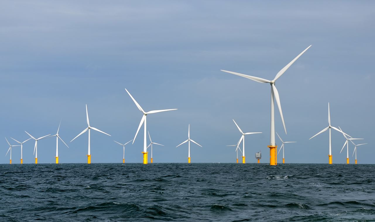 éoliennes offshore en mer du Nord