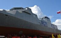 frégate Wichr au chantier naval de Gdynia