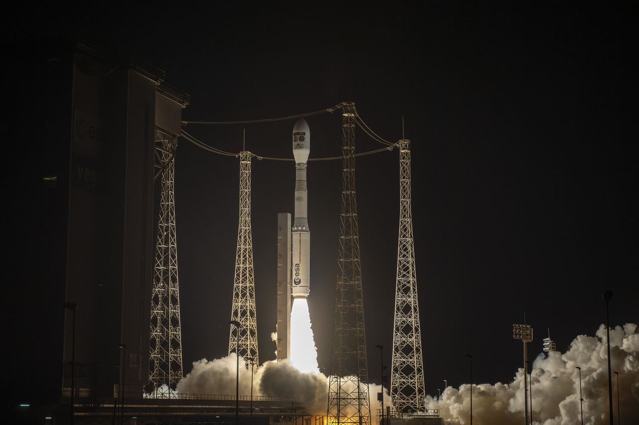 lancement de la fusée Vega C depuis le Centre spatial guyanais de Kourou