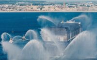 porte-conteneurs CMA CGM Notre-Dame à quai au Havre