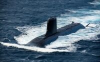 sous-marin de la classe Barracuda de la Marine nationale en surface